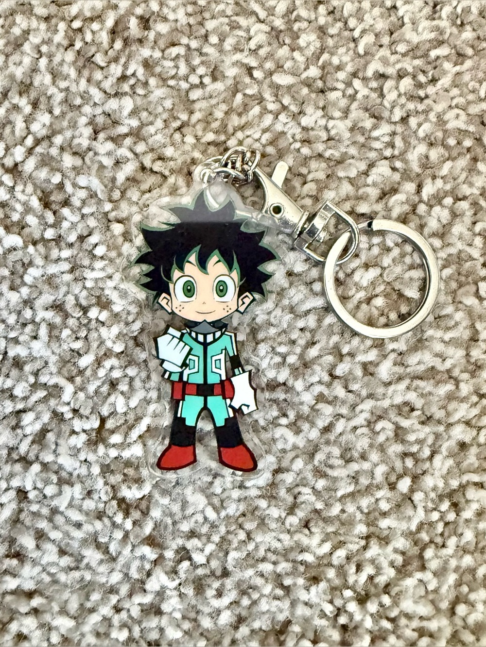My Hero Academia IMy Hero Academia Izuku Midoriya Keychain Anime Acrylic Pendant